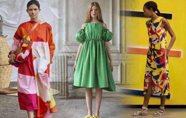 فساتين بألوان منعشة لعيد الأضحى 2021