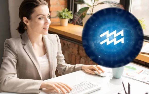 المرأة الدلو والعمل