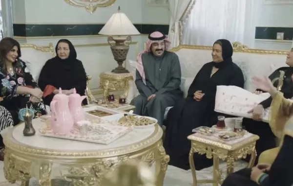 مسلسل " أمينة حاف 2" لقطة شاشة من mbc drama