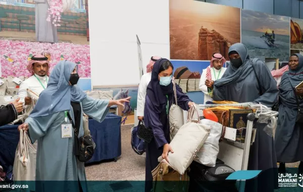 ضيوف الرحمن في آخر رحلات الحج المغادرة بحرًا