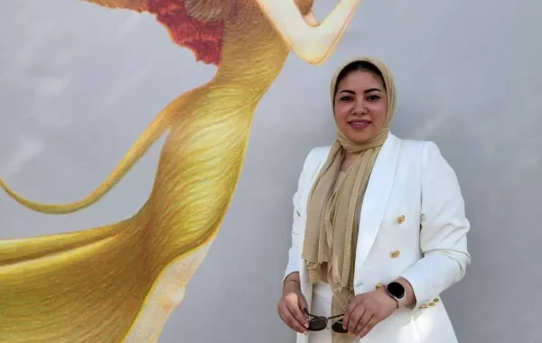 جيهان صبحي خليل- صورة من المركز الإعلامي لـ " جيهان صبحي خليل "