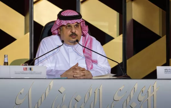 الأمير عبد الرحمن بن مساعد - الصورة من موقع معرض الرياض الدولي للكتاب على تويتر