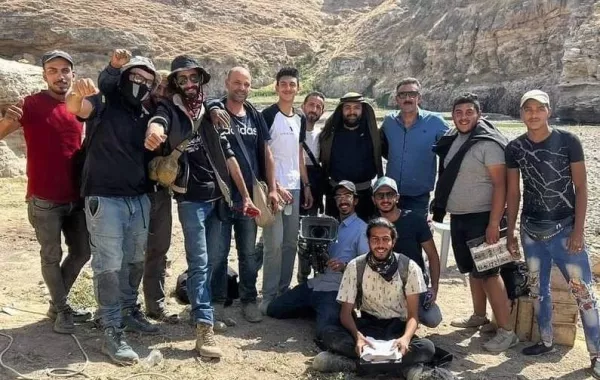  كواليس مسلسل شام وهامة - صورة من صفحة طارق الشوابكة