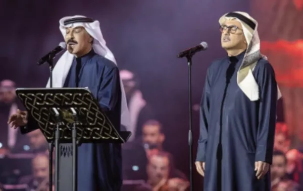 خالد الشيخ وعبدالله الرويشد -الصورة من حساب روتانا لايف على روتانا