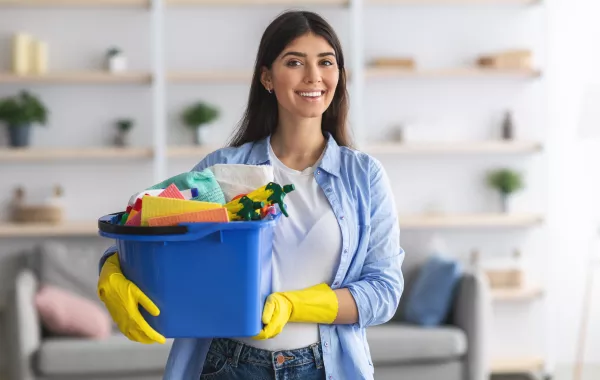تنظيف المنزل 