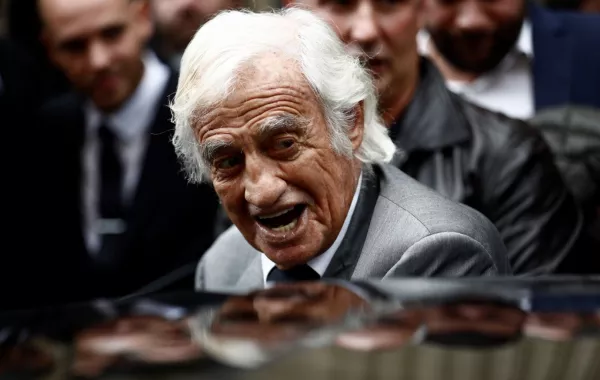 جان بول بلموندو (Jean-Paul Belmondo). مصدر الصورة: AFP / Sameer Al-DOUMY