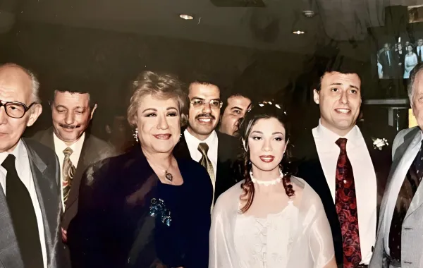 في فرح علاء محمود مرسي وأمل فوزي - الصورة من أمل فوزي