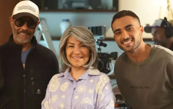 كواليس مسلسل الصحبة الحلوة- الصورة من حساب منصور البلوشي على إنستغرام
