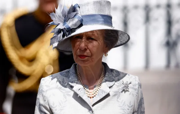 الأميرة آن في دير وستمنستر في لندن (Princess Anne at Westminster Abbey in London). مصدر الصورة: BENJAMIN CREMEL / AFP