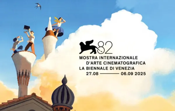 لوغو مهرجان فينيسيا السينمائي الدولي الـ 82- الصورة من الموقع الرسمي للمهرجان