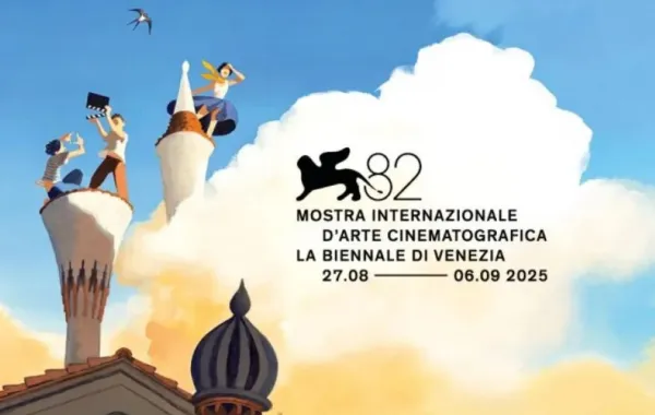 شعار مهرجان فينيسيا السينمائي الدولي الـ 82- الصورة من الموقع الرسمي للمهرجان