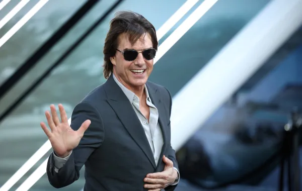 توم كروز في لندن (Tom Cruise in london). مصدر الصورة: HENRY NICHOLLS / AFP
