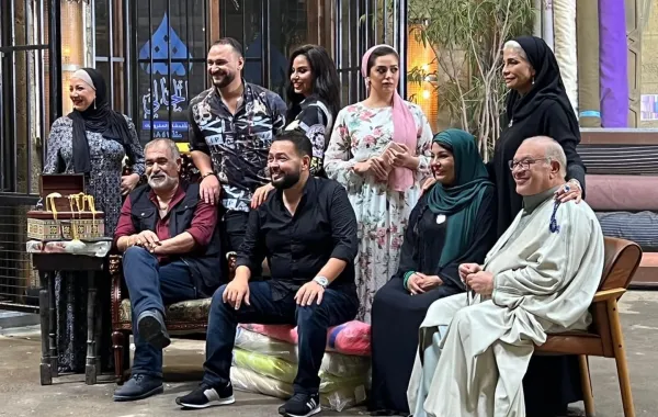 اسرة مسلسل حرب الجبالي - الصورة من حساب صلاح عبد الله على انستغرام