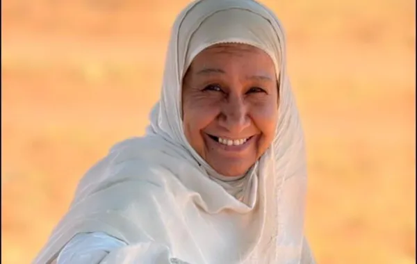 الفنانة خيرية نظمي بطلة فيلم هجرة- الصورة من الفنانة