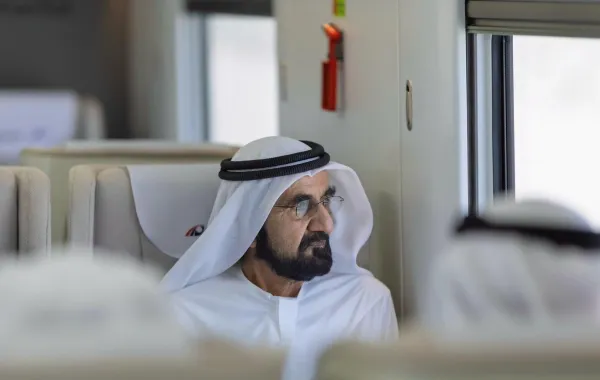 الشيخ محمد بن راشد آل مكتوم. الصورة من الحساب الرسمي لحاكم دبي على منصة x