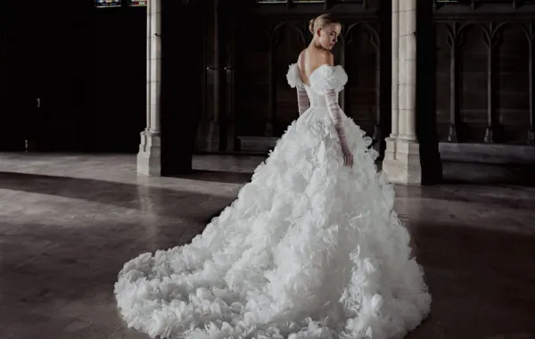 فستان زفاف من زهير مراد Zuhair Murad -الصورة من Launchmetrics/Spotlight ©