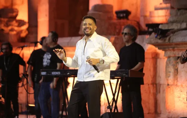 محمد حماقي في مهرجان جرش - الصورة من اللجنة الإعلامية للمهرجان