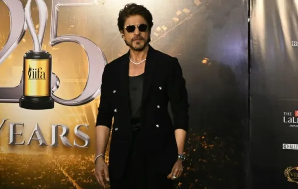 شاروخان في جايبور (Shahrukh Khan in Jaipur). مصدر الصورة: Money SHARMA / AFP