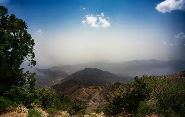 مدينة أبها غنية بالمناظر الآسرة (الصورة من unsplash)