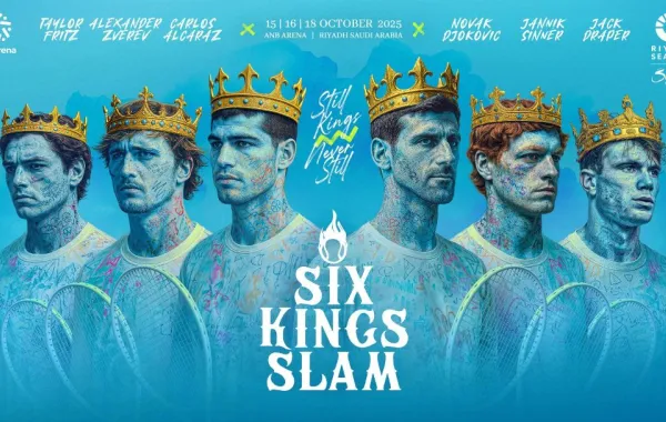 الإيطالي يانيك سينر، المصنف الأول عالميًا، وبطل النسخة الماضية يتصدر المشاركين في بطولة Six Kings Slam