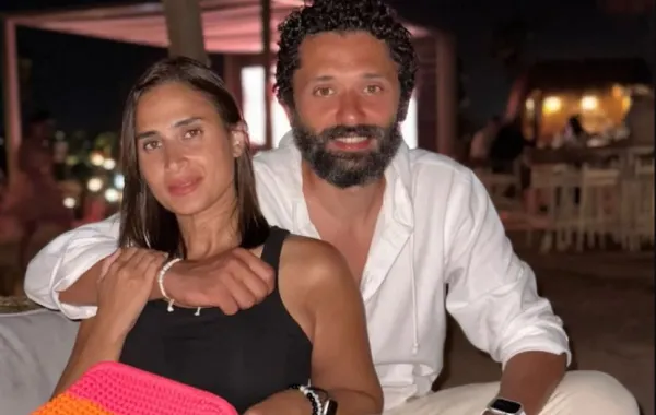كريم محمود عبد العزيز وزوجته آن الرفاعي - الصورة من حسابها على انستغرام