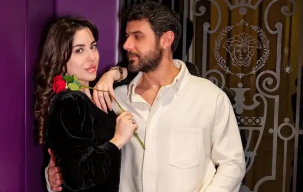 سارة أبي كنعان وزوجها وسام  فارس- الصورة من صفحتها على إنستغرام
