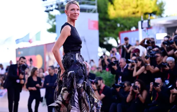 كيت بلانشيت Cate Blanchett، من مهرجان فينيسيا 2025. مصدر الصورة: Tiziana FABI / AFP
