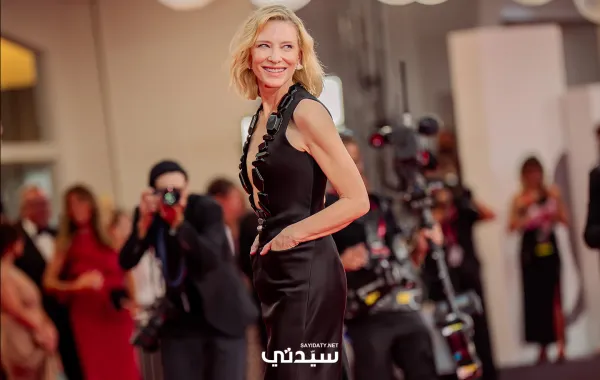 كيت بلانشيت خلال مهرجان فينيسيا السينمائي الدولي الثاني والثمانين في البندقية - صورة خاصة لسيدتي تصوير يوسف بوهوش