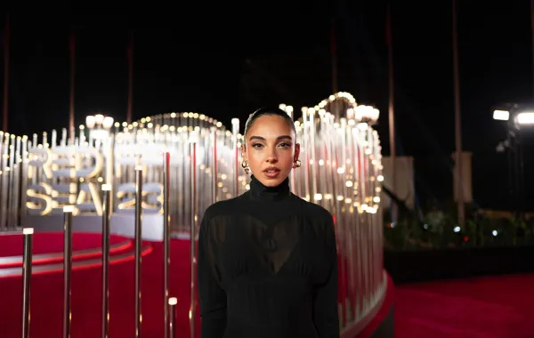 سلمى أبو ضيف- مصدر الصورة:  Jack Hall/Getty Images for The Red Sea International Film Festival)