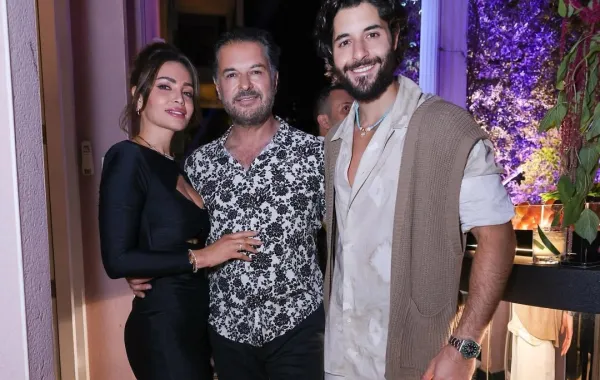 راغب علامة وزوجته جيهان وابنهما خالد- الصورة من حساب جيهان على إنستغرام