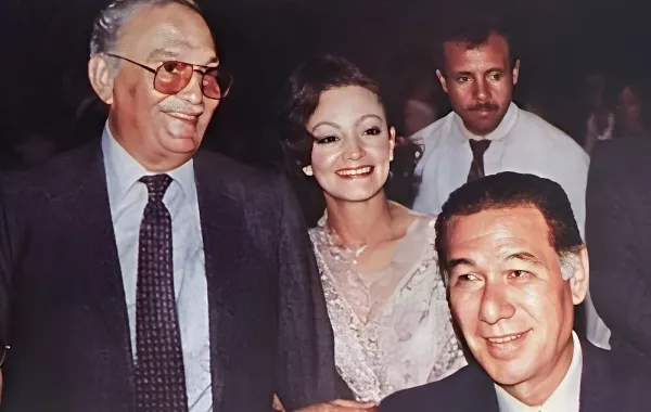 عبدالمنعم مدبولي وابنته أمل