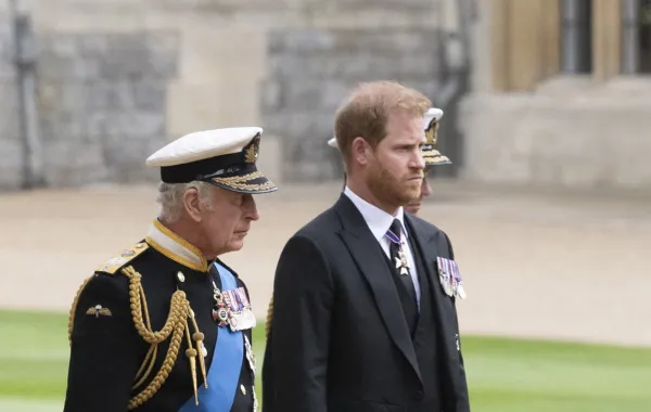 Prince Harry  King Charles III – مصدر الصورة Photo by DAVID ROSE / POOL / AFP