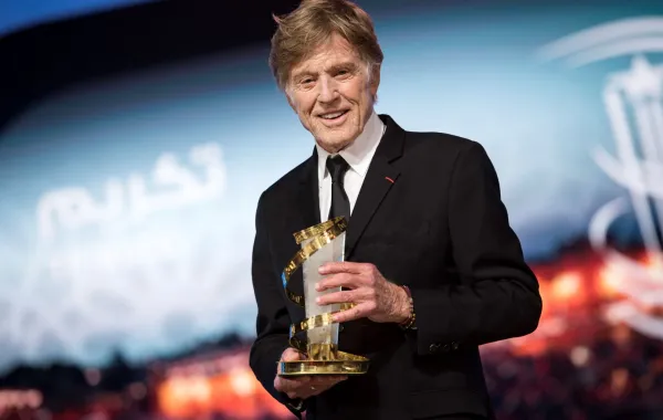 روبرت ريدفورد Robert Redford في مهرجان مراكش السينمائي 2019. مصدر الصورة: FADEL SENNA / AFP