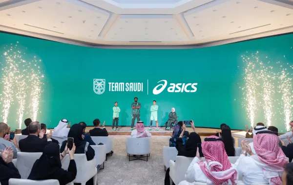 حفل تدشين الزي الرسمي الجديد لفريق السعودية - الصورة من حساب فريق السعودية على منصة إكس