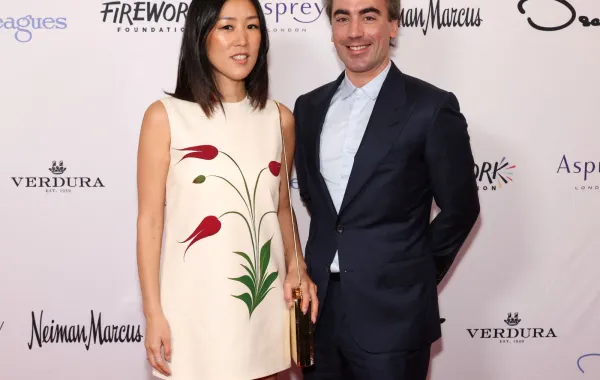 لورا كيم وفرناندو غارسيا Laura Kim and Fernando Garcia  (مصدر الصورة: by Monica Schipper / GETTY IMAGES NORTH AMERICA / Getty Images via AFP)