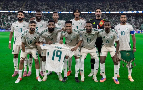 المنتخب السعودي يفوز على نظيره الإندونيسي. الصورة من حساب المنتخب السعودي على منصة x