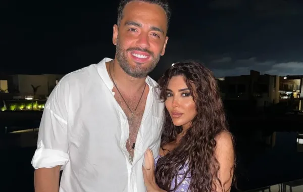 رامي جمال وزوجته ناريمان - الصورة من حسابها على إنستغرام