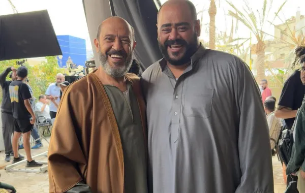 محمد ممدوح وأشرف عبد الباقي من فيلم السادة الأفاضل - الصورة من حساب أشرف عبد الباقي على إنستغرام