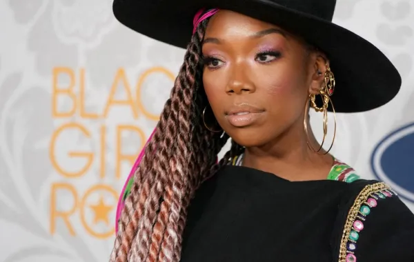 براندي نوروود في نيوجيرسي ( Brandy Norwood in New Jersey ). مصدر الصورة:Jemal Countess / GETTY IMAGES NORTH AMERICA / Getty Images via AFP