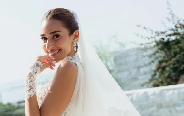 أمينة خليل من حفل زفافها - تصوير لميس مجدي