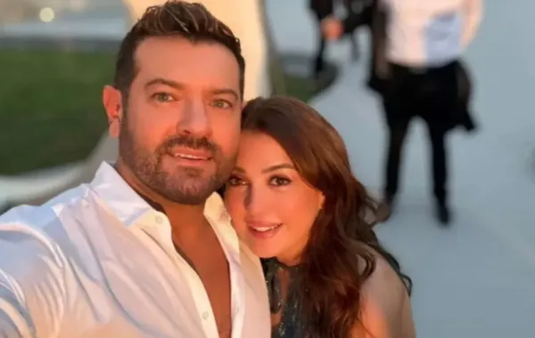 عمرو يوسف وكنده علوش- الصورة من حساب عمرو يوسف على إنستغرام بعد تعرض صناعه للهجوم.. عمرو يوسف يكشف رأي كندة علوش في السلم والثعبان 2