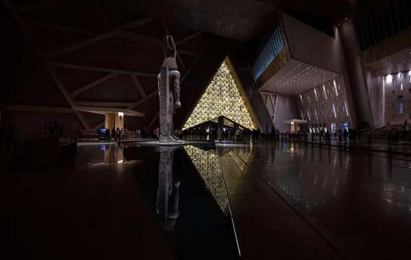 المتحف المصري الكبير - KHALED DESOUKI / AFP المتحف المصري الكبير - KHALED DESOUKI / AFP