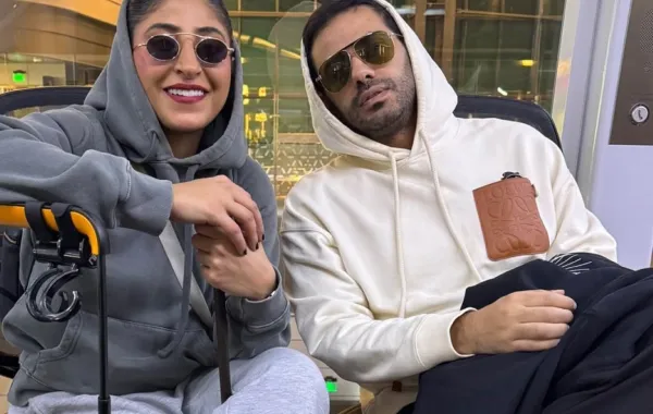 عبد الله بوشهري وشجون الهاجري - الصورة من صفحته على انستغرام