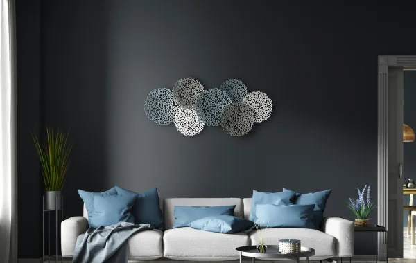 غرفة معيشة سوداء