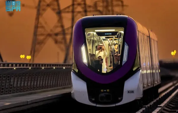 قطار الرياض- الصورة من واس 