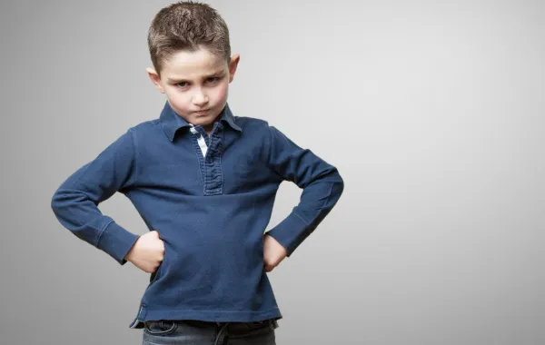 صورة تعبر عن طفل غير صبور