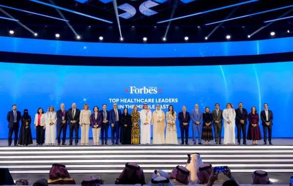  فوربس الشرق الأوسط كرمت نخبة من أبرز قادة الرعاية الصحية في منطقة الشرق الأوسط، تقديرًا لإسهاماتهم المتميزة في تطوير القطاع وتعزيز الابتكار والاستدامة