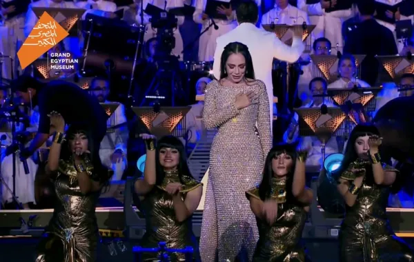 شريهان من حفل افتتاح المتحف المصري الكبير - الصورة من المركز الإعلامي للشركة المتحدة