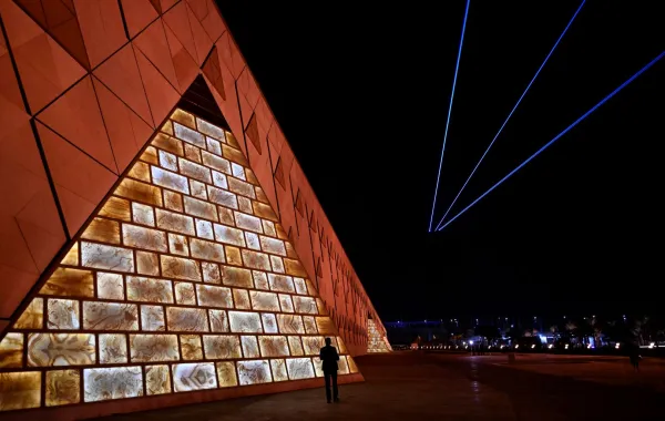 حفل افتتاح المتحف المصري الكبير. مصدر الصورة: KHALED DESOUKI / AFP