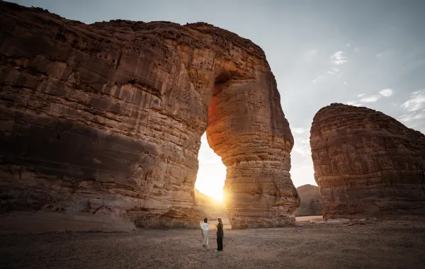 جبل الفيل في العلا. الصورة من منصة الصور السعودية